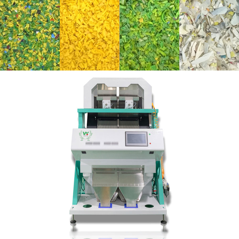 WENYAO 2 de Kleurensorteermachine van het Hellingen volledig Automatische Plastic Artikel Populair in Brazilië
