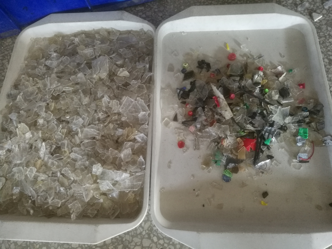 Pe Pp het Huisdierenhdpe van Pvc Ldpe de Plastic Sorteermachine van de de Sorteerderskleur van de Korrelskleur voor Huisdierenvlokken