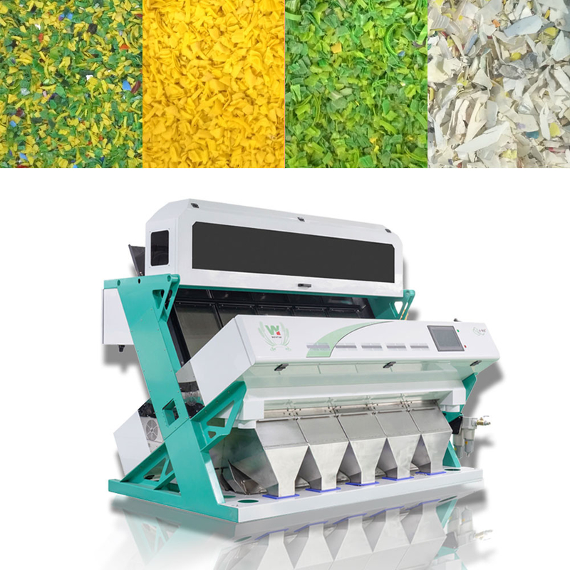 Pe Pp het Huisdierenhdpe van Pvc Ldpe de Plastic Sorteermachine van de de Sorteerderskleur van de Korrelskleur voor Huisdierenvlokken