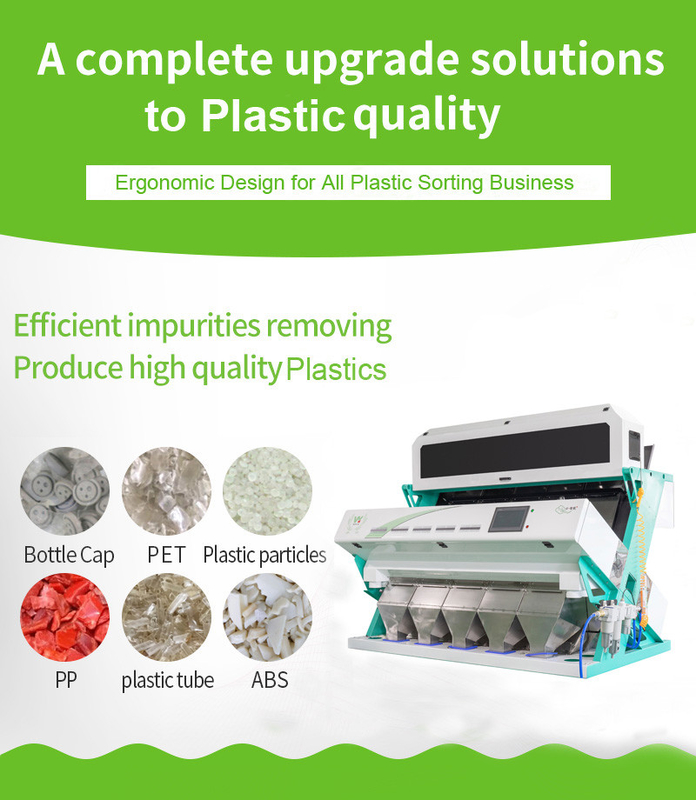 Pe Pp het Huisdierenhdpe van Pvc Ldpe de Plastic Sorteermachine van de de Sorteerderskleur van de Korrelskleur voor Huisdierenvlokken