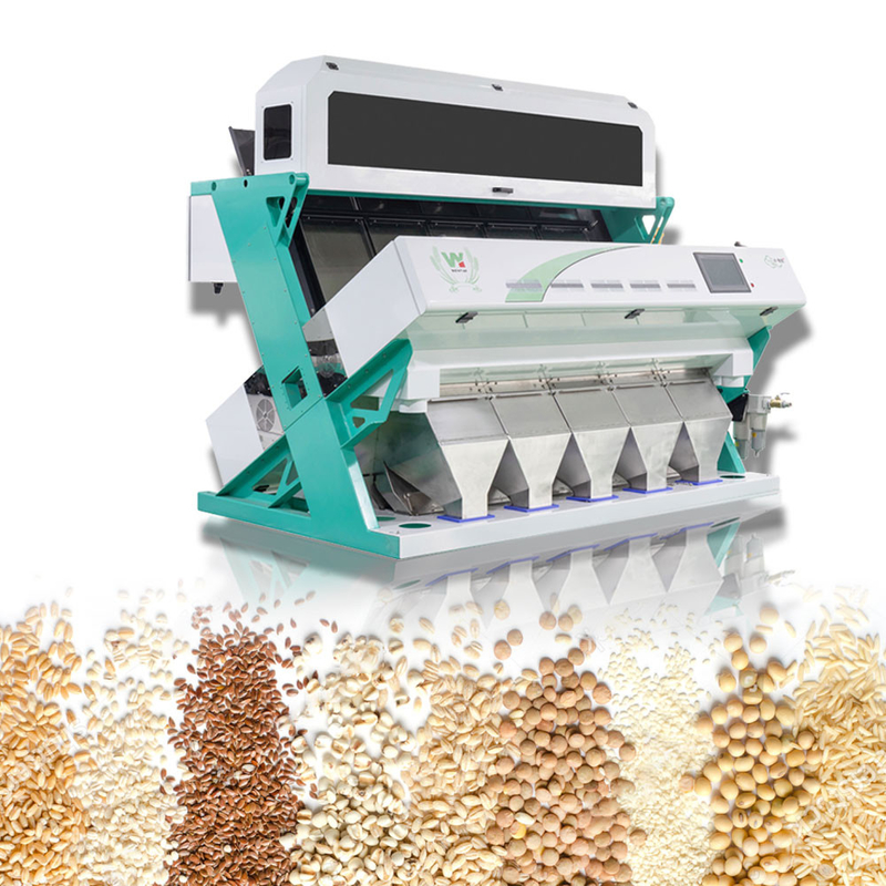 Witte / gekookte rijst sorteermachine hoge capaciteit 5 slipjes kleur sorter met een goede prijs