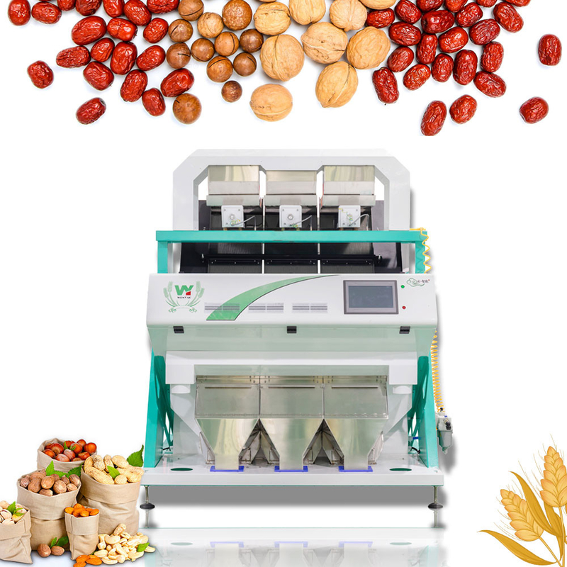 3 Ton/H-Okkernootmacadamia de Sorteermachinece Ver WIFI van de Pindakleur