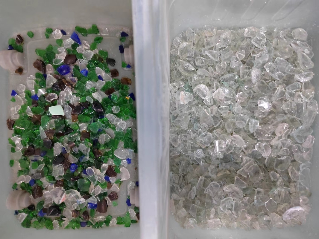 Hoge nauwkeurigheid Quartz Stone Kleur Sorter Intelligente Bruin Groen Glas Cullet Kleur Separator Met Nir Sensor