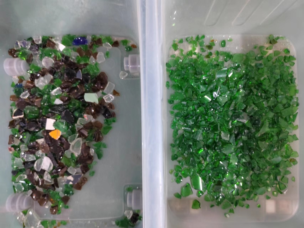 Hoge nauwkeurigheid Quartz Stone Kleur Sorter Intelligente Bruin Groen Glas Cullet Kleur Separator Met Nir Sensor