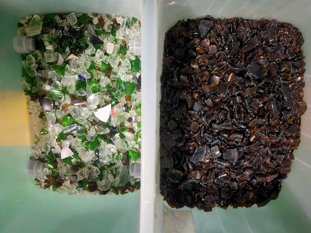 Hoge nauwkeurigheid Quartz Stone Kleur Sorter Intelligente Bruin Groen Glas Cullet Kleur Separator Met Nir Sensor