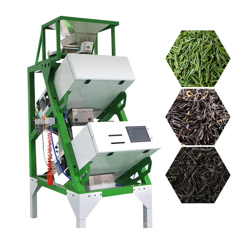 Zwart Groen Rood Mini Tea Colour Sorter Machine 99,99% Nauwkeurigheid