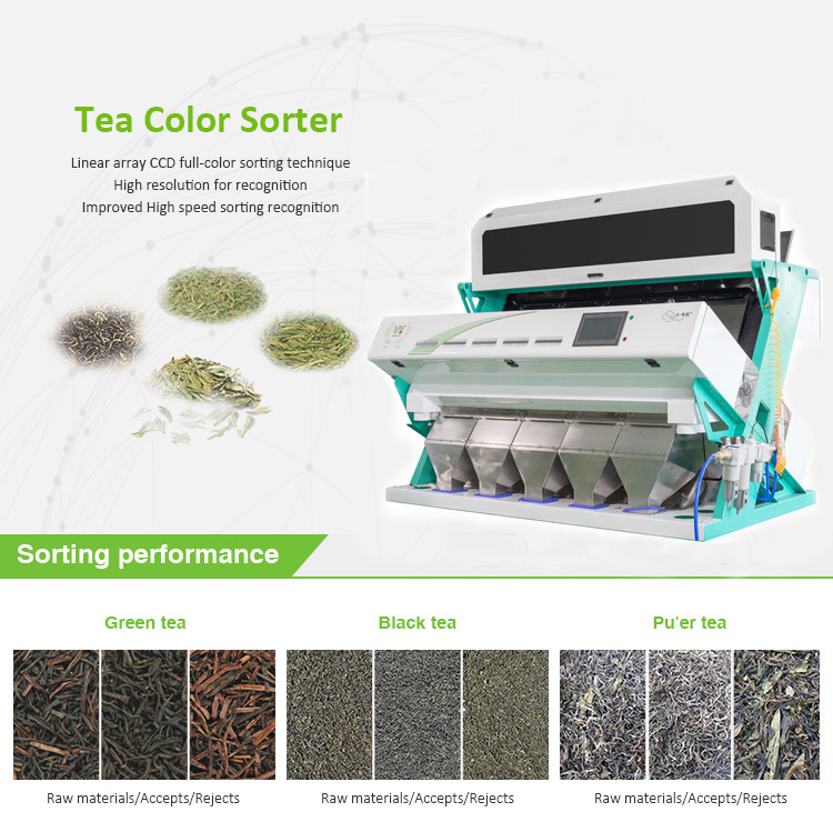 WENYAO Flower Tea Color Sorter-Machine voor het Gele Stokkenselectie Verwijderen