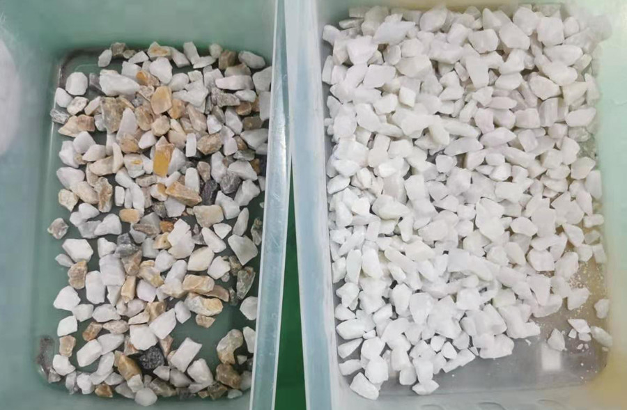 Van CCD Optische Twee Zoute CCD de Kleurenlagen Sorteermachine WENYAO van het het Glas van de Minerale Zand