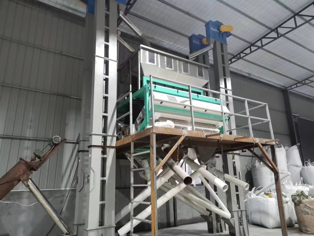 Plastic PE van de Deeltjes Kringloopsorteermachine Optische Plastic Kleurensorteerder
