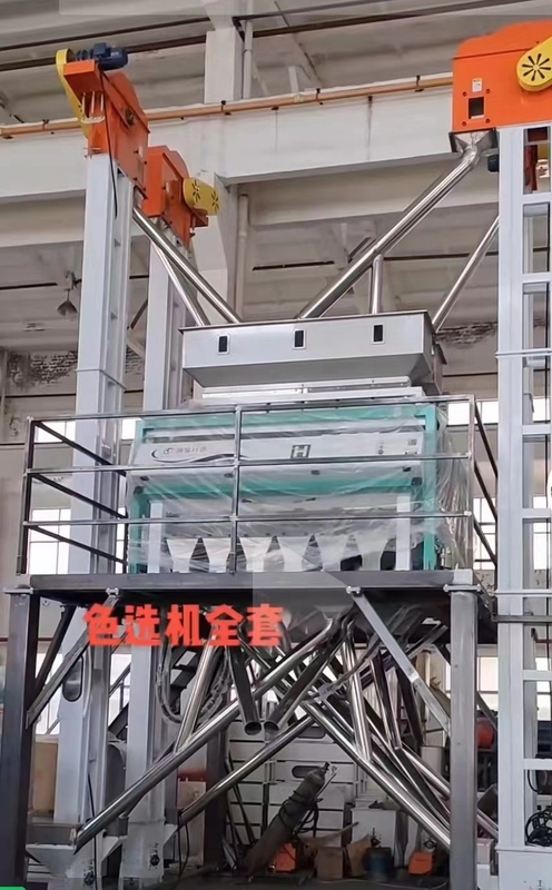 Plastic PE van de Deeltjes Kringloopsorteermachine Optische Plastic Kleurensorteerder