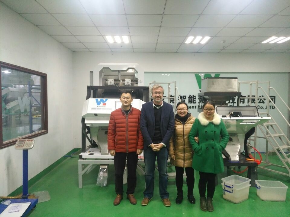 Van de de Separatorsojaboon van koffiebean nuts color sorter AI CCD de Rijstsorteermachine
