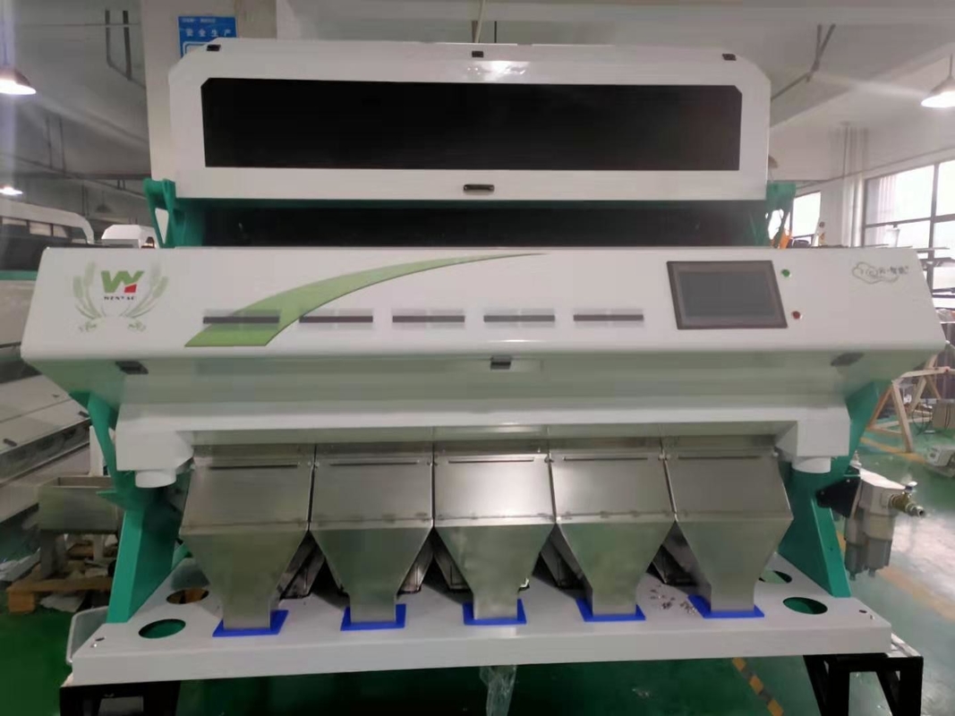 Van de de Rozijnenkleur van de notenamandel de Sensor van de Sorteerdersmini color sorting machine with CCD