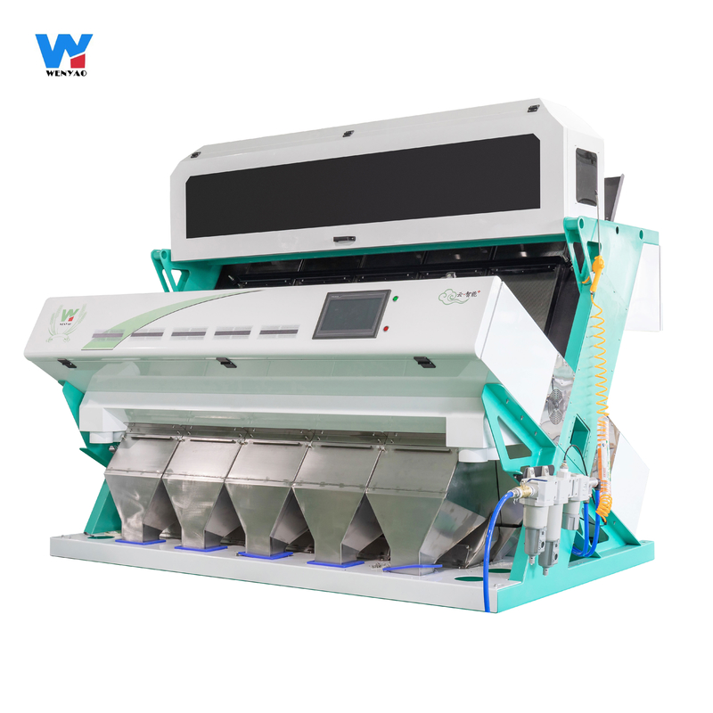 Van de de Rozijnenkleur van de notenamandel de Sensor van de Sorteerdersmini color sorting machine with CCD