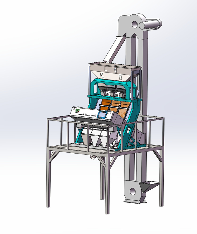 Van de de Kleurensorteerder van Bean Plastic Grotech Macadamia Seed Taiho van rijstpinda's de Machine Meyer