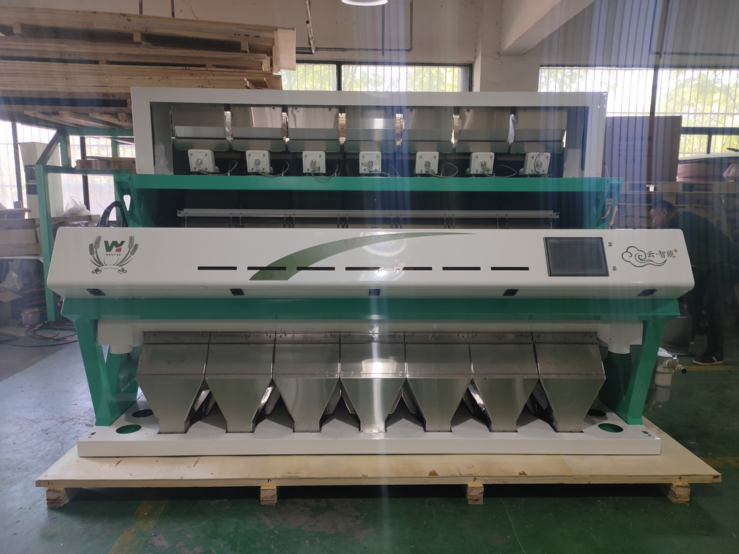 Hoge capaciteit rijstkleur sorteermachine 0,3 - 0,9t/h 2 jaar sorteren nauwkeurigheid 99,5 - 99,9%