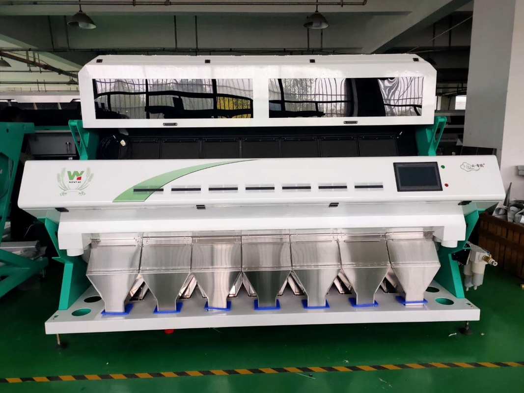 Hoge capaciteit rijstkleur sorteermachine 0,3 - 0,9t/h 2 jaar sorteren nauwkeurigheid 99,5 - 99,9%