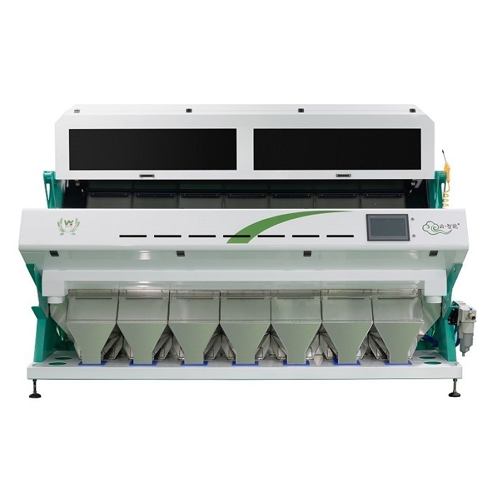 Wenyao CCD RGB Cashew Nut Color Intelligent Sorting Machine voor het sorteren van granen met een doorvoer van 5-8 t/h