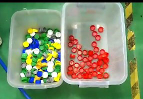 Nir Plastic Color Sorting Machine PCB Plastic Pellet Color Sorter Met CCD Camera En Led Light