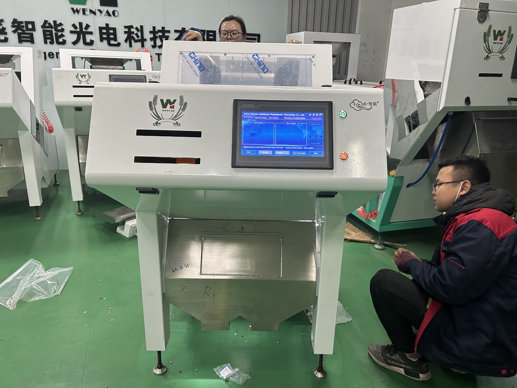 Makkelijk te bedienen Koffiebonen Kleur Sorter 400 - 800t/h Met Japan Nikon Lens