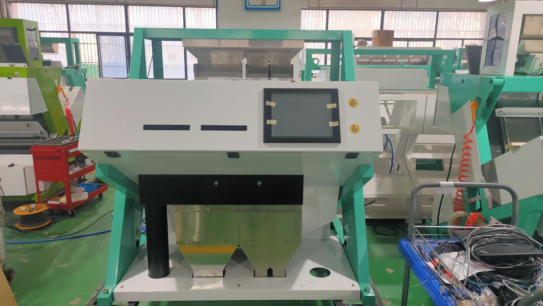 Optische kleursoortmachine voor kunststof en voedselverwerkingsmachine voor het sorteren van kunststofvetgranulaatvlokken met CCD-sensor