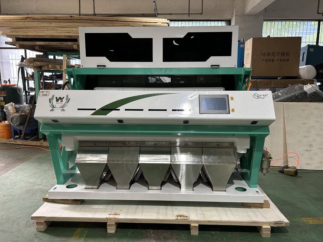 Amerika Intelligent Chip WYCS5-320 Tarwe Kleur Sorter 0,6-2,5 Tonnen/uur Sortering Output Machine