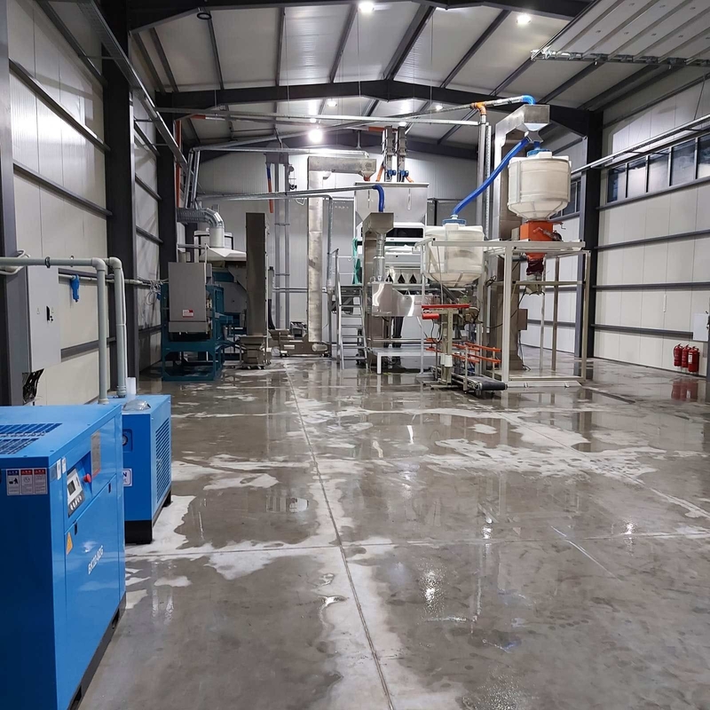 Koffiebonen Kleur Sorter Machine Sorteren van groene koffiebonen en geroosterde bruine koffiebonen