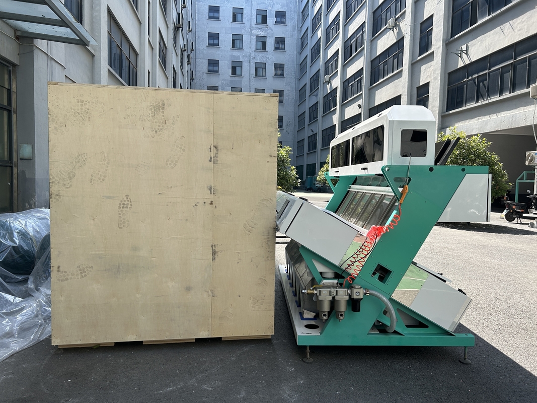 Wenyao 6 Chute Color Sorter Rijs kleur sorteren machine 1500-3200 L/Min Luchtverbruik