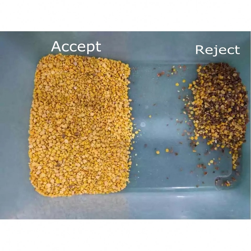 Raspberry Color Sorter Kleur sorteermachine Graan Rijst Tarwe Koffiebonen Noten Kleur sorteermachine voor bevroren aardbei Bloueberry
