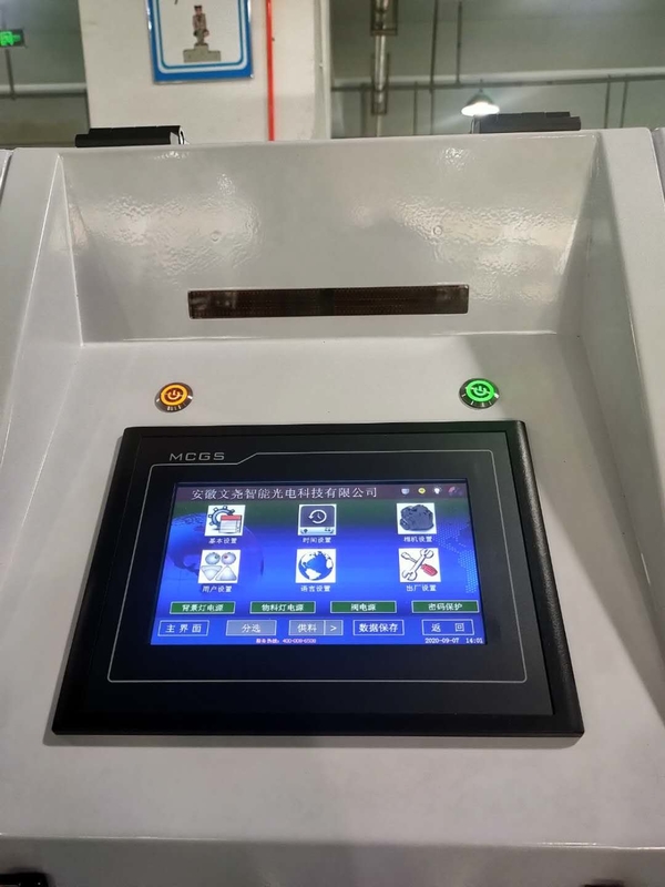 Kleursorteermachine Plastic kleur sorteren Scheidende kleur sorteren