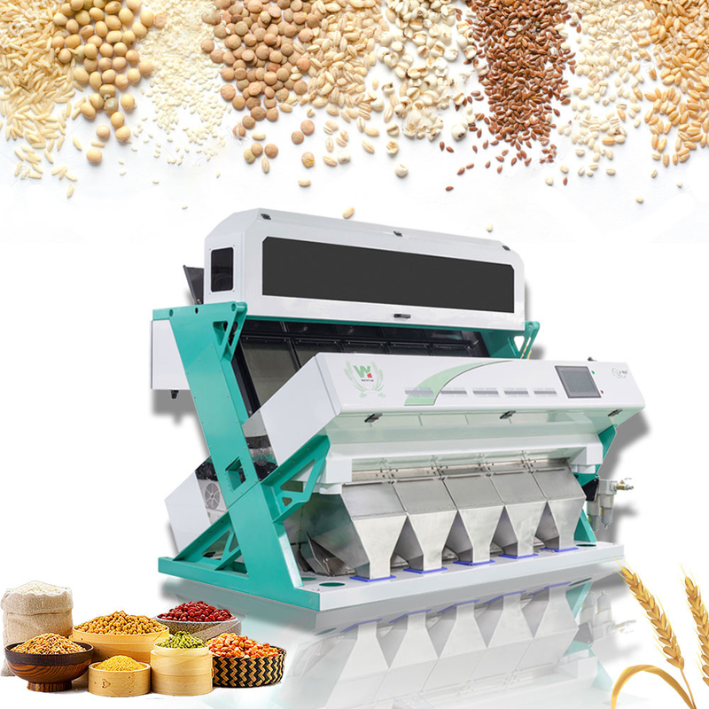 Wenyao 5 Chute Intelligente Kleursorteermachine Multifunctioneel Tarwe Kleursorteerder