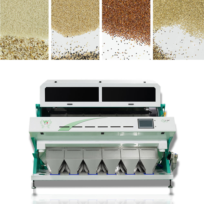 Wenyao Intelligente CCD Camera 6 Chute Kleur Sorter Sesam Kleur Sorteren Machine