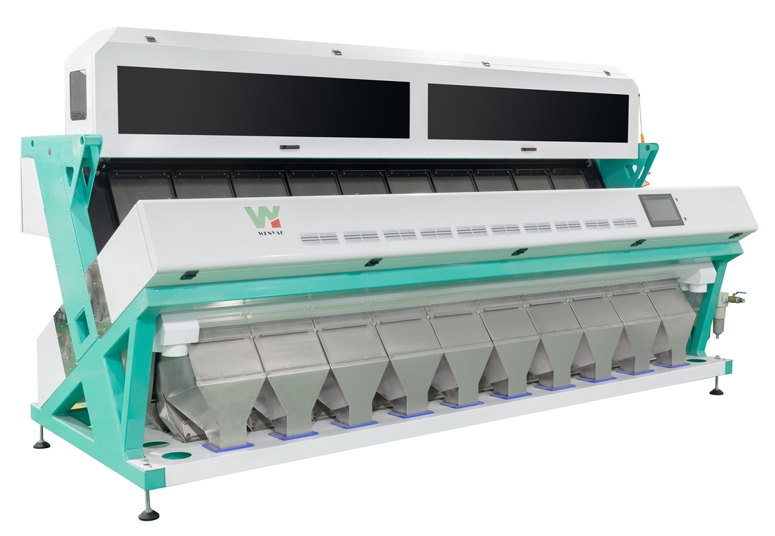 Wenyao 10 Chute Hoge sorteersnelheid Kleursorter Multifunctie CCD Camera Tarwe Kleursorteringsmachine