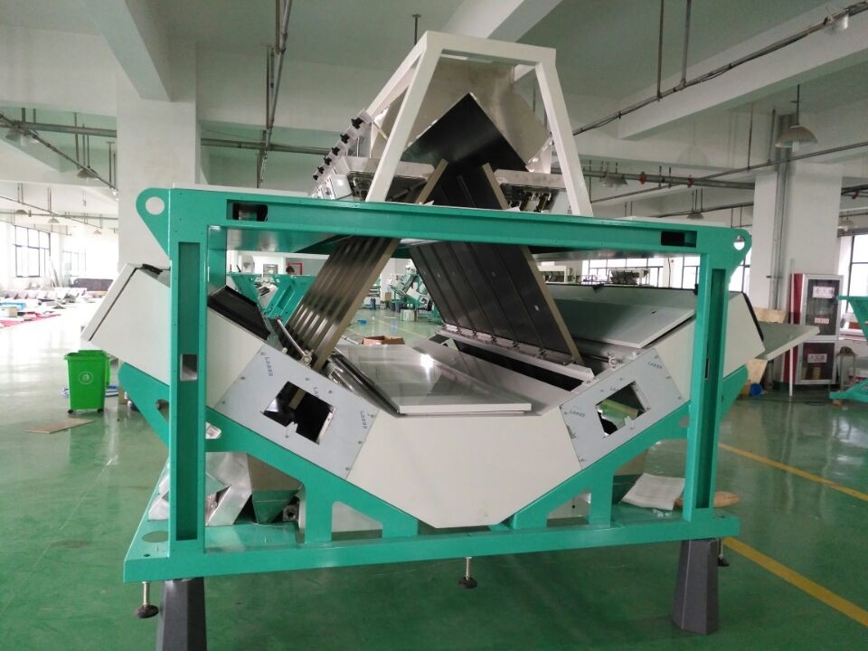 Wenyao 12 Chute Grote capaciteit Tarwe Kleur Sorteren Machine Automatische Graan Kleur Sorteren