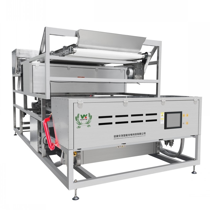 WenYao New Wet Recycled Amber Glass Color Sorting Machine Line Glass Cullet Color Sorter Machine Line voor gebroken glas