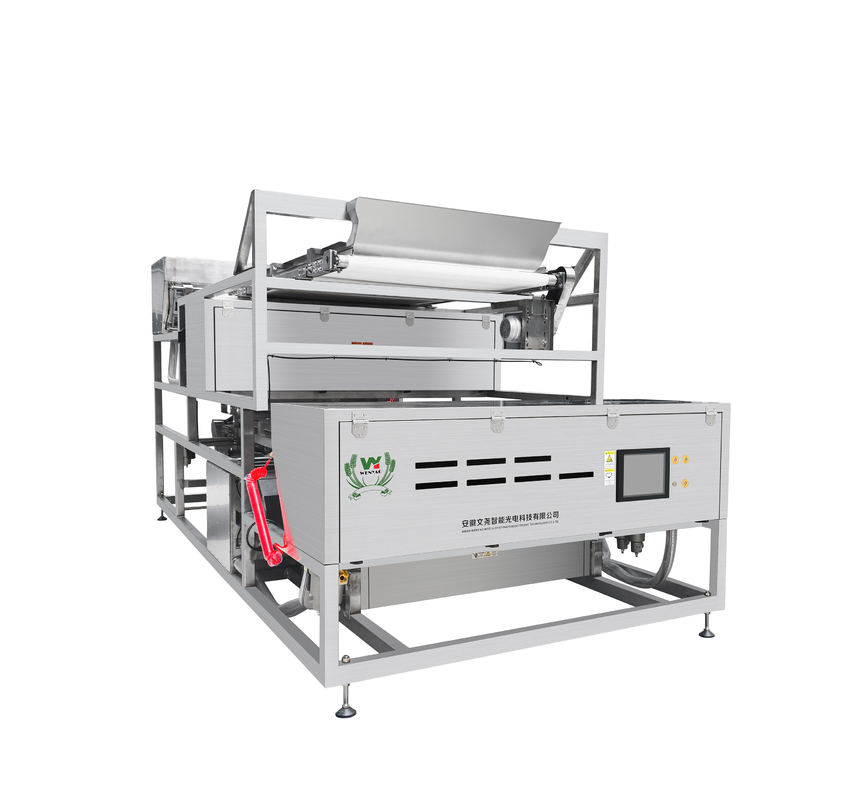 Wenyao Waterproof 304 roestvrij staal High Resolution Wet Glass Optical Sorting Machine Color Sorter voor afvalglas