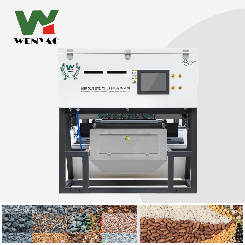 Wenyao WYB2 Belt High Speed Optical Camera Ore Mineral Glass Color Sorter voor industriële verwerking