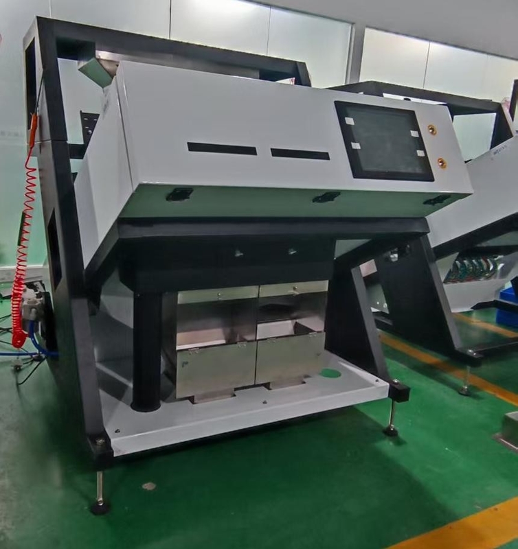 Makkelijk te bedienen koffie kleur sorteren machine met roestvrij 304 food grade hopper