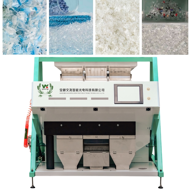 3 Schuitfabrikant Direct Verkopen CCD Camera PET PVC PP Plastic Kleur Sorter Machine