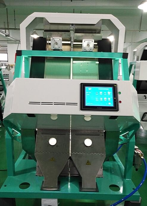 Hoge nauwkeurigheid CCD-camera Kleine rijst / zaad / noten kleur sorteren machine voor sorteren toepassingen