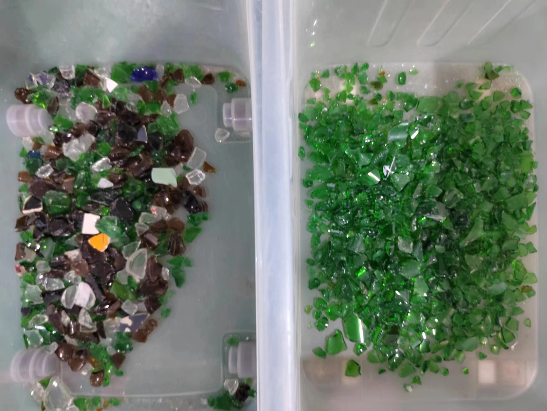 WENYAO Recycled Glass Color Sorter RGB CCD Camera Chute Type Color Sorter voor glasfragmenten