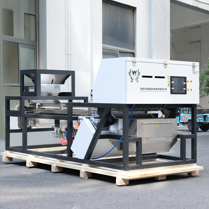 Hoge nauwkeurigheid Quartz Stone Kleur Sorter Intelligente Bruin Groen Glas Cullet Kleur Separator Met Nir Sensor