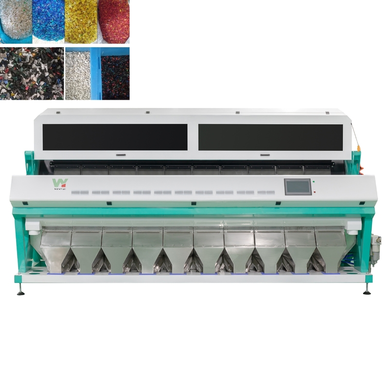 Zwarte kunststofvlokken Kleur sorteren machine Intelligente CCD kleur sorteren High Efficiency kleur scheiden machine voor PVC PET