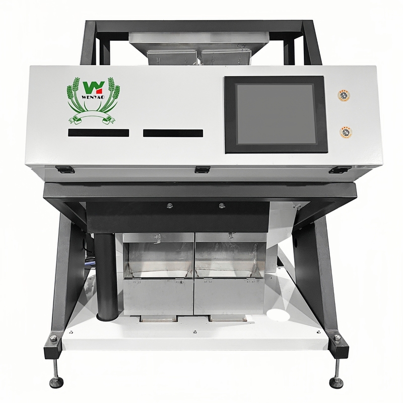Wenyao 2 Chute 128 Kanaals Intelligente Kleursorteermachine voor Kokosgranulaat