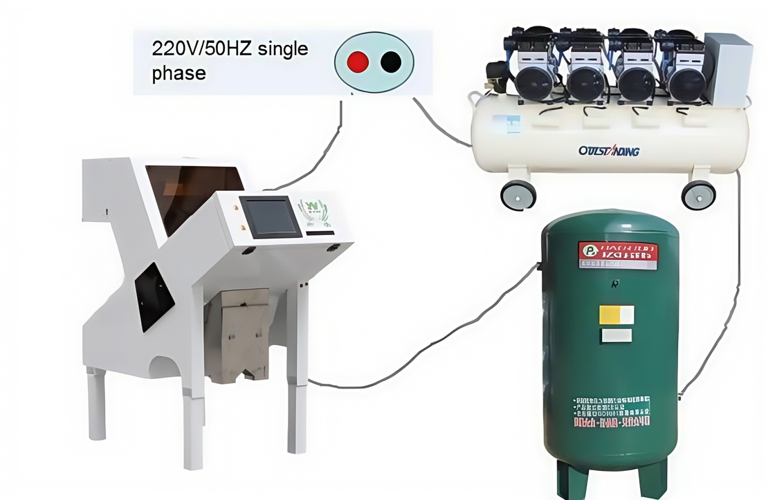 Wifi Afstandsbediening Draagbare Multifunctionele Mini Graan Quinoa Kleur Sorteermachine