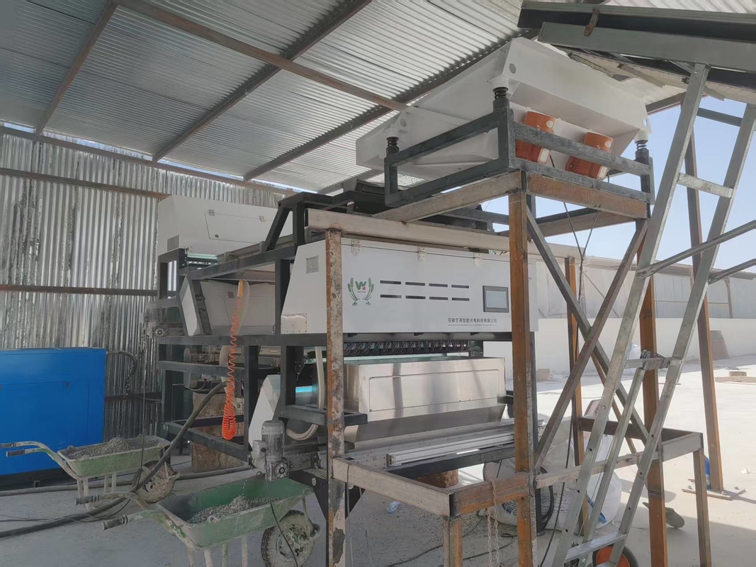 Dubbellaags gebroken glazen flessen CCD kleuren sorteermachine voor glas