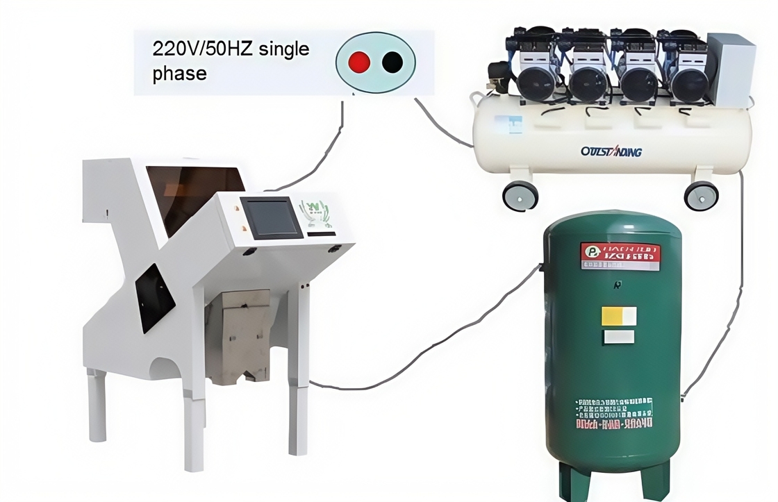 Wenyao 2025 nieuwste Chinese fabriek optische sorter leverancier cacao noten kleur sorter machine