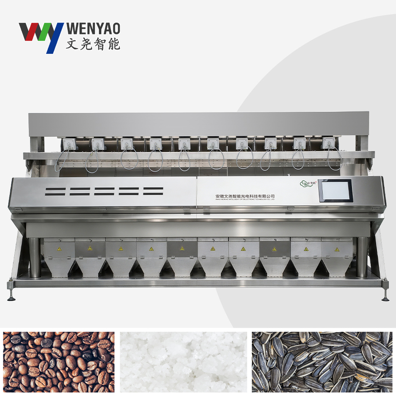 Wenyao 10 Chute High Technology AI Learning ABS PVC PET Plastic Kleur Sorteren Machine