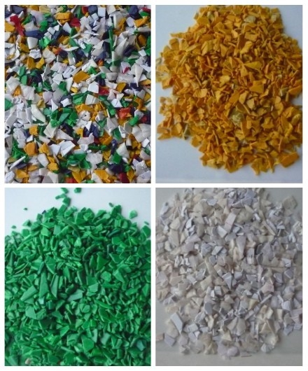 HDPE schilfert de Sorteermachine Hoge Capaciteit af van de Korrels Plastic Kleur