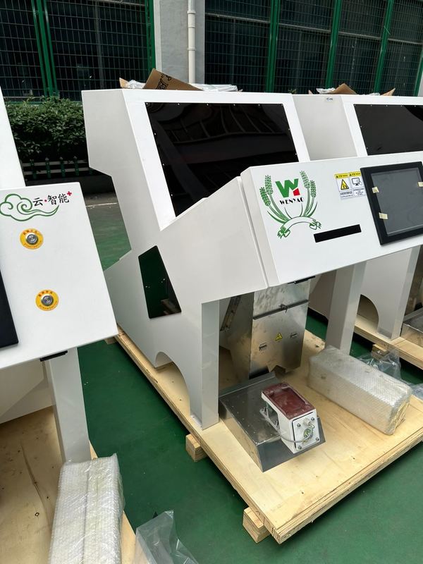 Hazelnoot kleur sorteermachine 64 kanalen rijst kleur sorteermachine koffiebonen kleur sorteermachine