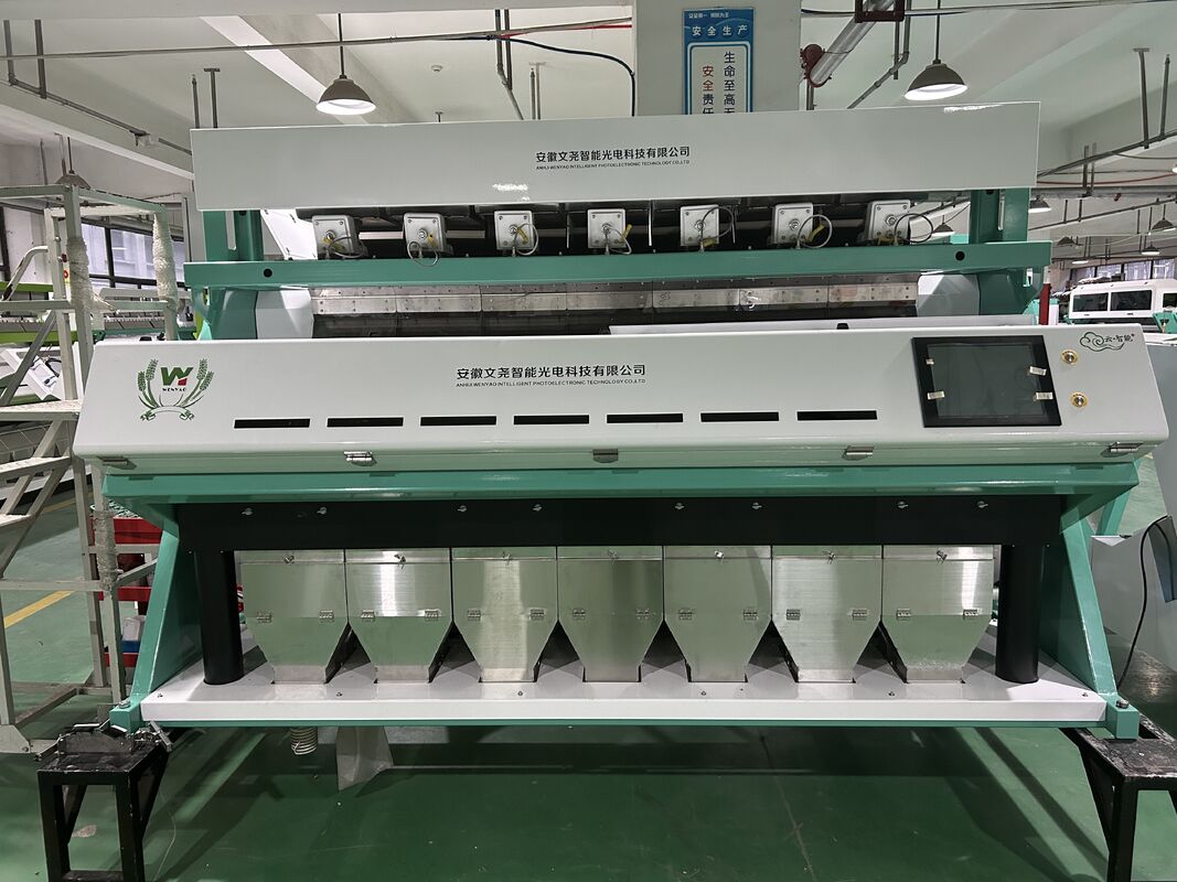 7 chute CCD Graan Nut Bean Cashew Nut Kleur Sorter RGB Rijst Kleur Sorteren Machine